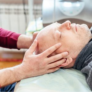CFR Treatment Diagram showing the Sphenoid Bone and Cranial Plates for Sinus Relief